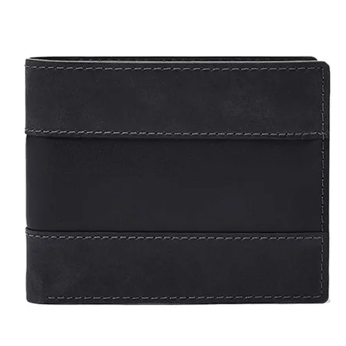 Túi xách - Ví Da Nam Fossil Everett Everett Bifold With Flip ID ML4397406 Màu Đen - Vua Hàng Hiệu