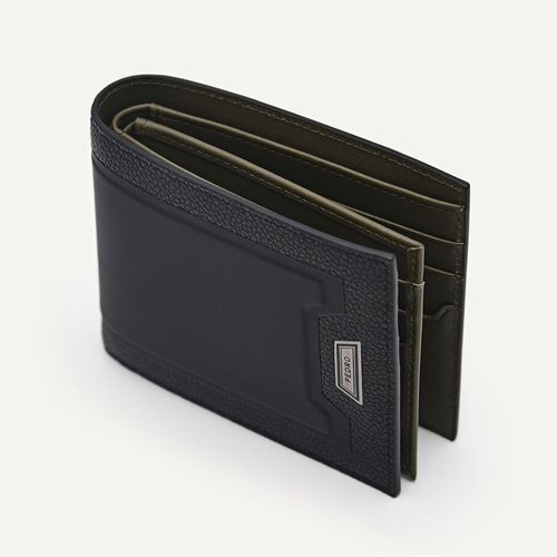 Ví Nam Pedro Embossed Leather Bi-Fold Flip Wallet PM4-15940243 Màu Đen-2