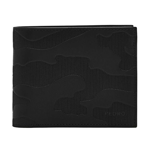 Ví Nam Pedro Leather Bi-Fold Flip Wallet  Black  PM4-16500071 Màu Đen-1