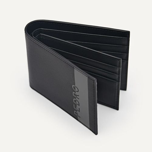 Ví Nam Pedro Leather Bi-Fold Flip Wallet PM4-15940241 Màu Đen-2