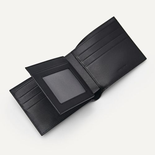 Ví Nam Pedro Leather Bi-Fold Flip Wallet PM4-15940241 Màu Đen-4