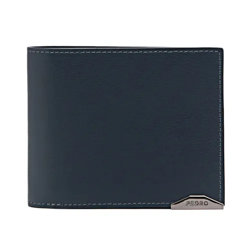 Ví Nam Pedro Leather Bi-Fold Wallet PM4-16500067 Màu Xanh Navy