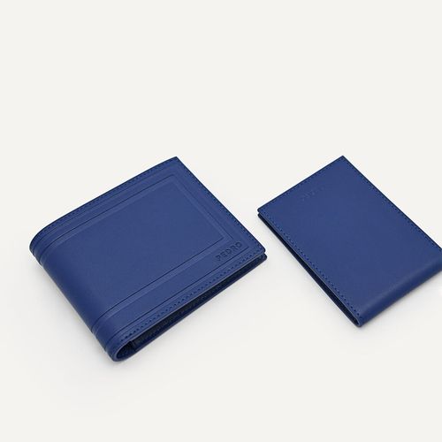 Ví Nam Pedro Leather Bi-Fold Wallet With Insert PM4-15940231 Màu Xanh Navy-2