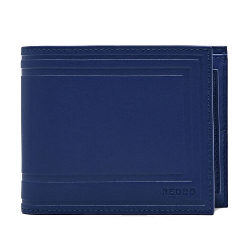 Ví Nam Pedro Leather Bi-Fold Wallet With Insert PM4-15940231 Màu Xanh Navy-1