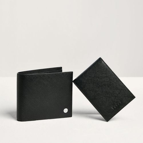 Ví Nam Pedro Oliver Leather Bi-Fold Wallet with Insert PM4-16500022 Màu Đen-3