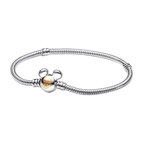 Vòng Đeo Tay Nữ Pandora 592514C00-18 Disney 100th Anniversary Moments Snake Chain Bracelet Màu Bạc Size 18 - Trang sức - Vua Hàng Hiệu