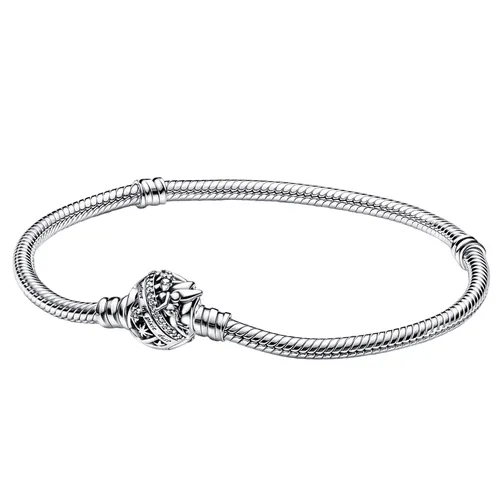 Vòng Đeo Tay Pandora Disney Tinker Bell Clasp Moments Snake Chain Bracelet 592548c01 Màu Bạc Size 16 - Trang sức - Vua Hàng Hiệu