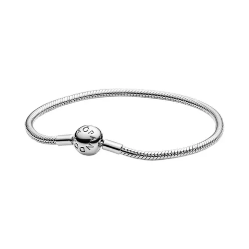 Vòng Đeo Tay Pandora Moments Snake Chain Bracelet 590728 Màu Bạc Size 17