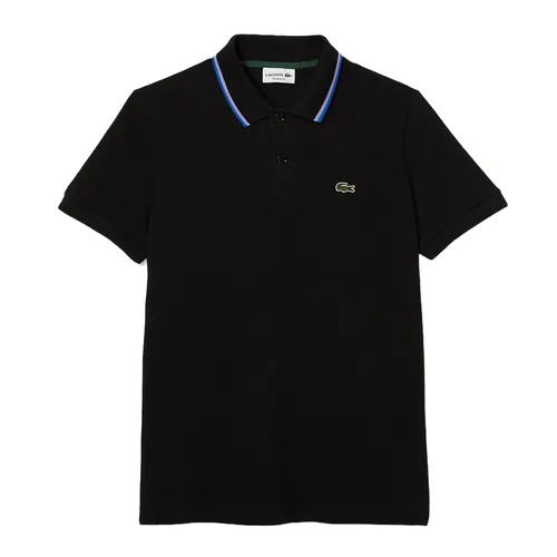 Áo Polo Nam Lacoste Men's Regular Fit Striped Collar Cotton Petit Pique Polo PH9531031 Màu Đen Size 4 - Thời trang - Vua Hàng Hiệu