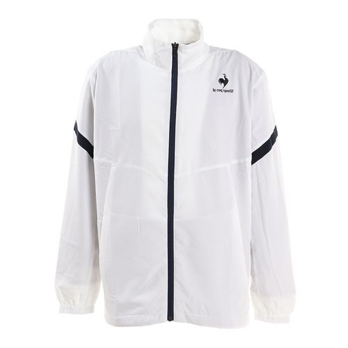 Áo Khoác Nam Le Coq Sportif Tennis Wear Lining Tricot Wind Jacket QTMSJF30XB Màu Trắng-1