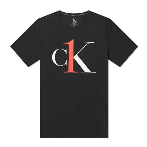 Calvin Klein Đen Áo phông - Áo Phông Nam Calvin Klein CK One Large Logo Crew Neck Lounge Màu Đen Size M - Vua Hàng Hiệu