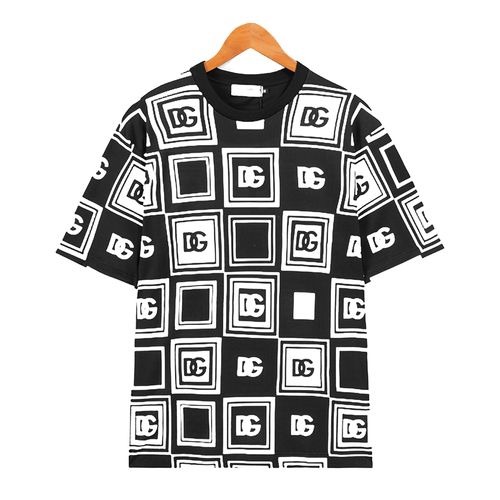 Áo Phông Nam Dolce & Gabbana D&G T-Shirt G8PD7TG7I7W Màu Đen Trắng Size 44