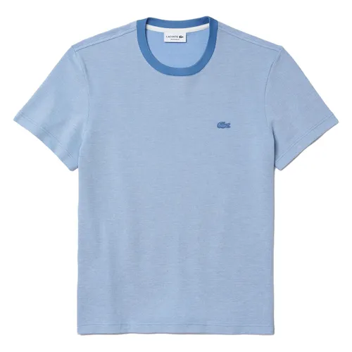 Áo Phông Nam Lacoste Men's Regular Fit TH0710K8X T-Shirt Màu Xanh Blue Size 4