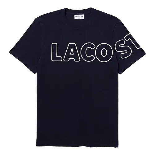 Áo Phông Nam Lacoste Men's Regular Fit TH1741166 Màu Xanh Navy Size 3