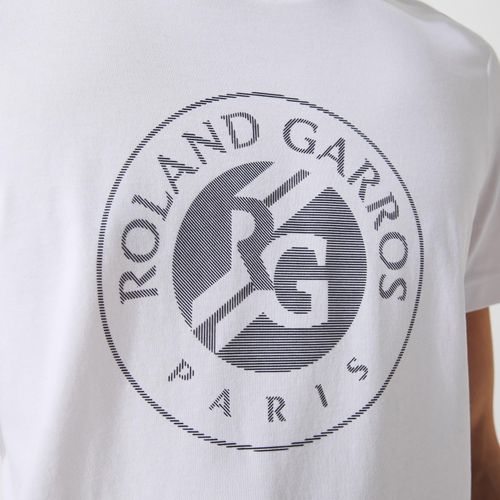 Áo Phông Nam Lacoste Roland Garros French Open Edition TH9228522 Màu Trắng Size 5-6