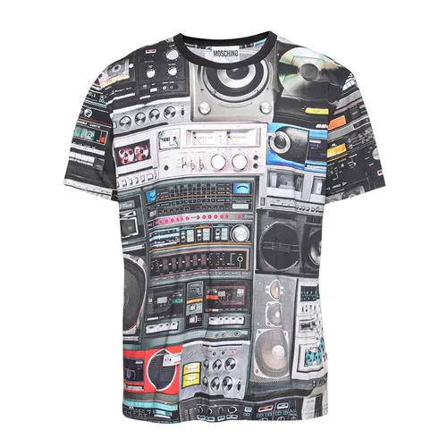 Áo Phông Nam Moschino Men T-Shirt A070255401888 Phối Màu Size XS