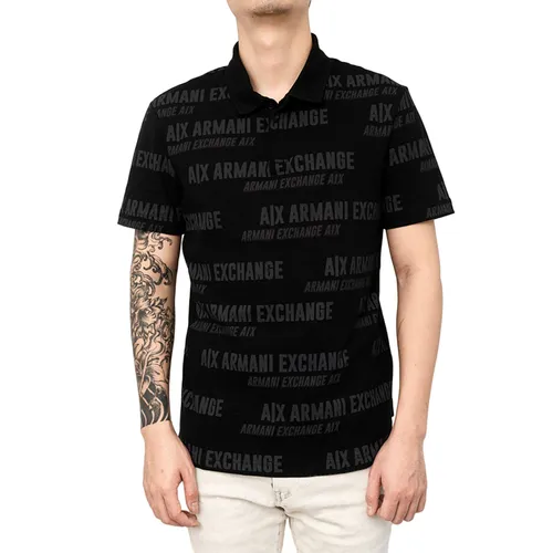 Áo Polo Nam Armani Exchange 3KZFAE-ZJ7YZDBLACK Màu Đen Size S