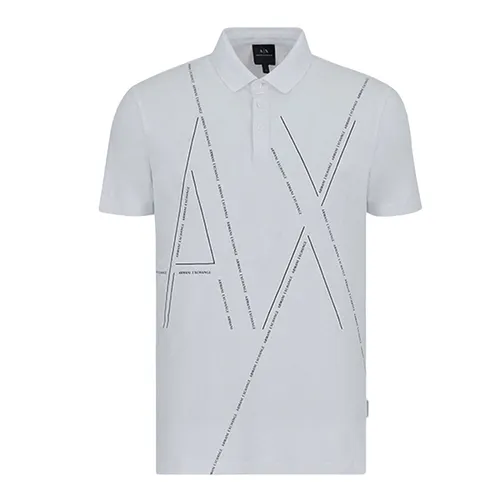 Áo Polo Nam Armani Exchange 3KZFQA-ZJE6Z Màu Trắng Size 46 - Thời trang - Vua Hàng Hiệu