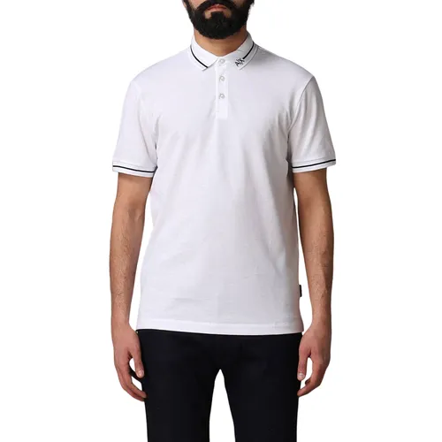 Áo Polo Nam Armani Exchange 8NZFFL-ZJ5DZ  Màu Trắng Size S