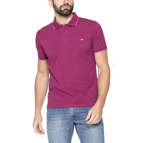 Áo Polo Nam Carrera Jeans 819A0075A_458 Màu Hồng Tím Size L