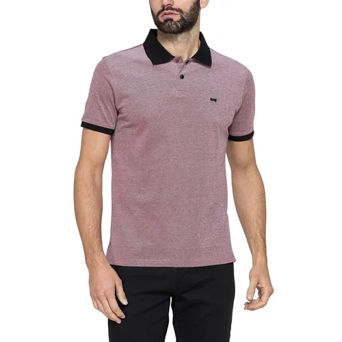 Áo Polo Nam Carrera Jeans Short Sleeved Shirt T824A0076A_25E Màu Hồng Tím Size M - Thời trang - Vua Hàng Hiệu