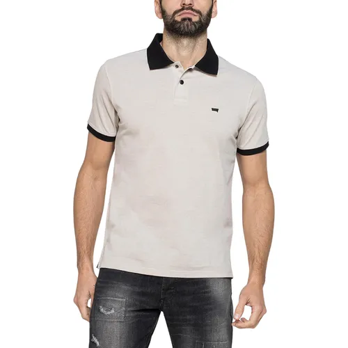 Carrera Jeans - Áo Polo Nam Carrera Jeans Short Sleeved Shirt T824A0076A_B93 Màu Be Size L - Vua Hàng Hiệu