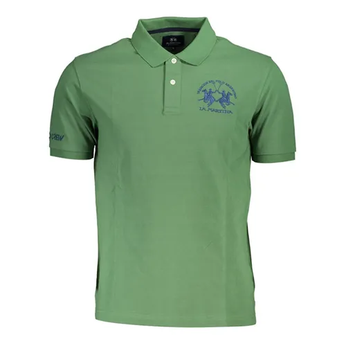 Thời trang - Áo Polo Nam La Martina Shirt XMP003-PK031_VERDE_03045 Màu Xanh Lá Size M - Vua Hàng Hiệu