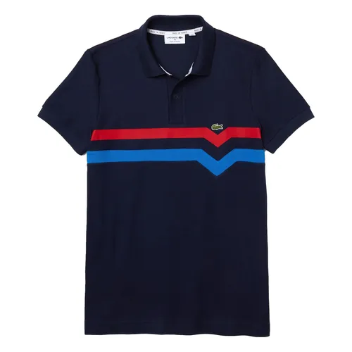 Thời trang - Áo Polo Nam Lacoste Made In France PH7963VSJ Màu Xanh Đậm Size 3 - Vua Hàng Hiệu