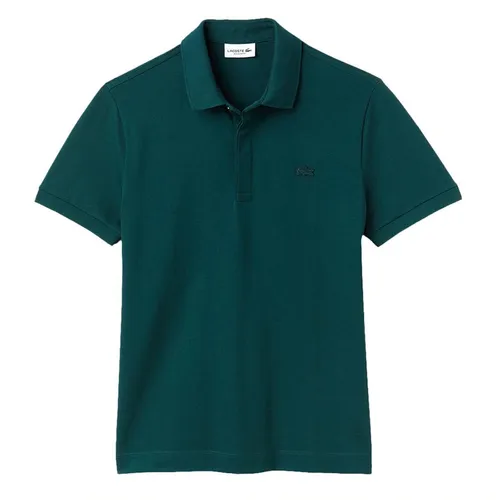 Thời trang Lacoste Nam Xanh mòng két - Áo Polo Nam Lacoste Men's Paris Regular Fit Stretch Cotton Piqué PH55222S9 Màu Xanh Mòng Két Size 4 - Vua Hàng Hiệu