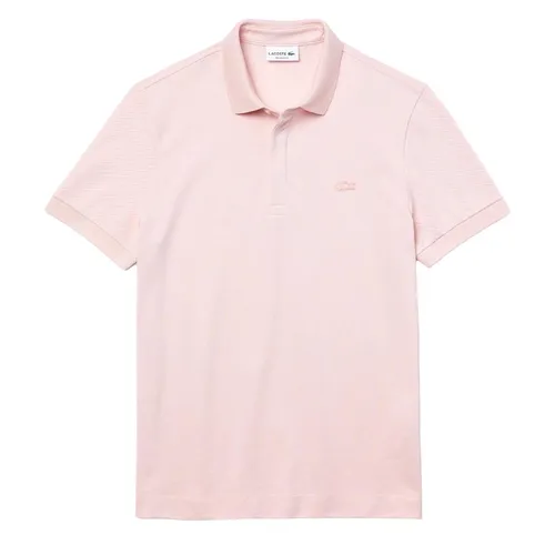 Thời trang Hồng phấn Áo Polo - Áo Polo Nam Lacoste Men's Paris Regular Fit Stretch Cotton Piqué PH5522ADY Màu Hồng Phấn Size 3 - Vua Hàng Hiệu