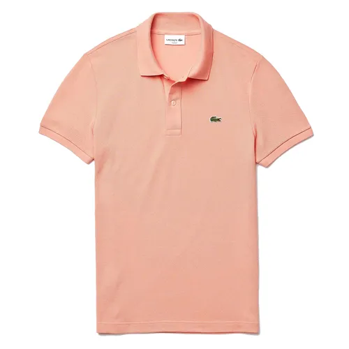 Thời trang Lacoste Hồng Áo Polo 100% Cotton - Áo Polo Nam Lacoste Men's Slim Fit İn Petit Piqué PH40125MM Màu Hồng Size 2 - Vua Hàng Hiệu