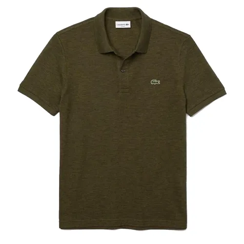 Lacoste Xanh rêu Áo Polo - Áo Polo Nam Lacoste Men’s Slim Fit Pique Khaki Green PH4012HAZ Màu Xanh Rêu Size 3 - Vua Hàng Hiệu