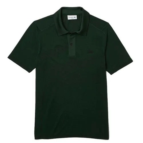 Áo Polo Nam Lacoste Men’s Slim Fit Tone-On-Tone Oversized Crocodile Jacquard Shirt PH4084Y85 Màu Xanh Lá Size 4 - Thời trang - Vua Hàng Hiệu