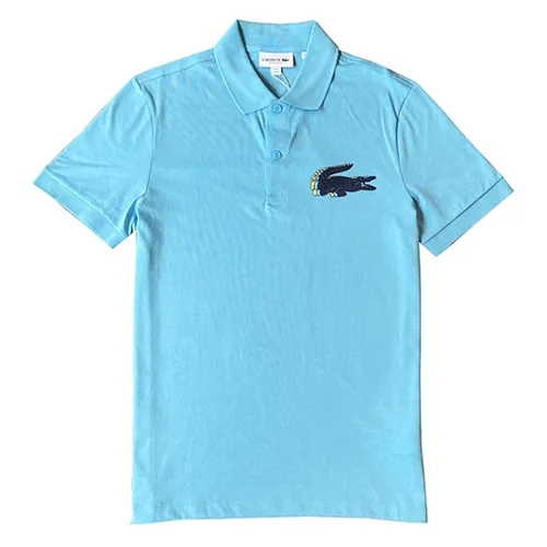 Áo Polo Nam Lacoste Regular Fit Blue DH9654 51 ZAU Màu Xanh Dương Size M - Thời trang - Vua Hàng Hiệu