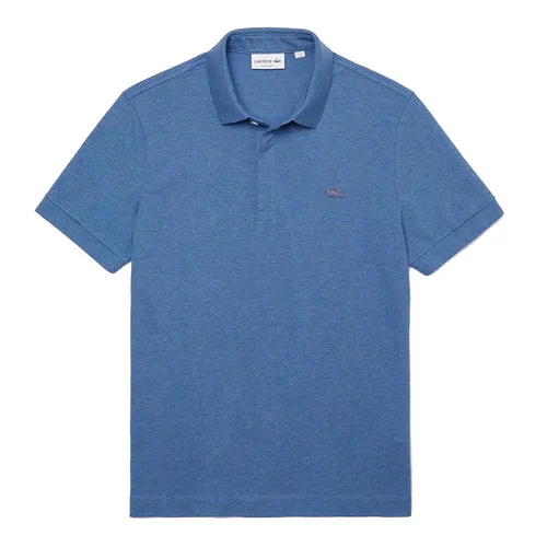 Lacoste - Áo Polo Nam Lacoste Smart Paris Stretch Cotton Piqué Shirt PH55224JM Màu Xanh Biển Size 4 - Vua Hàng Hiệu