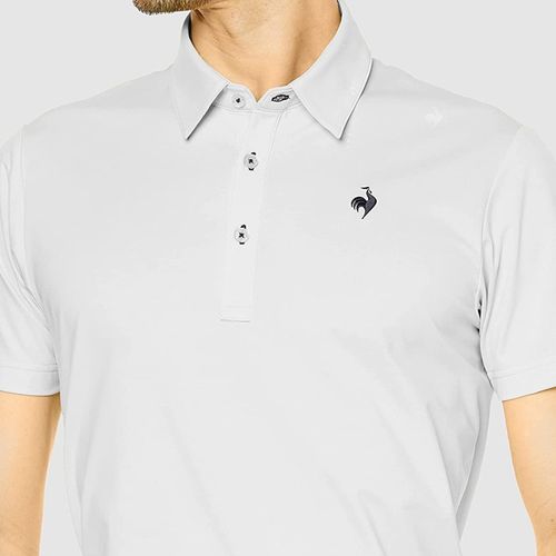Áo Polo Nam Le Coq Sportif Golf Men's Short Sleeve Shirt QGMVJA00V Màu Xám-4