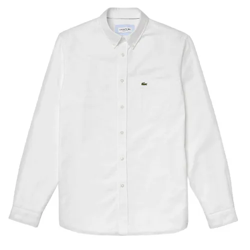 Áo Sơ Mi Lacoste Regular Fit CH4976 51 001 Màu Trắng Size S