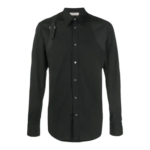 Áo Sơ Mi Nam Alexander Mcqueen 624753QPN441000 Màu Đen Size 15 - Thời trang - Vua Hàng Hiệu