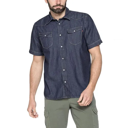Áo Sơ Mi Nam Carrera Jeans Denim 205C1005A_100 Màu Xanh Đậm Size M