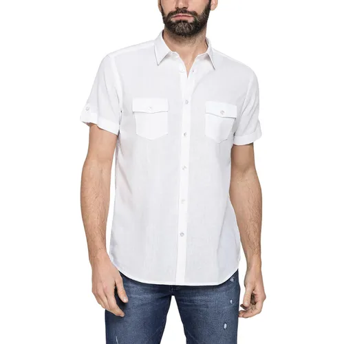 Áo Sơ Mi Nam Carrera Jeans Short Sleeve Shirt T213C1251A_001 Màu Trắng Size M