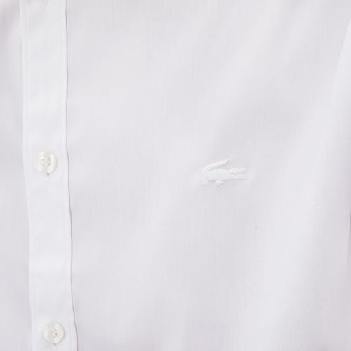 Áo Sơ Mi Nam Lacoste Men's Slim Fit Stretch Cotton Poplin Shirt CH5366001 Size 41-4