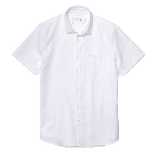 Áo Sơ Mi Nam Lacoste Shirt Woven Men's CH2741 001 Màu Trắng Size 41-1