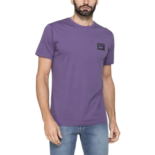 Carrera Jeans - Áo Thun Nam Carrera Jeans Crew Neck In Cotton T-Shirt 801P0047A_F46 Màu Tím Size M - Vua Hàng Hiệu