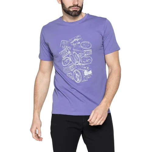 Áo Thun Nam Carrera Jeans Jersey Cotton 801M0047A_F18 Tshirt Màu Tím Size L - Thời trang - Vua Hàng Hiệu