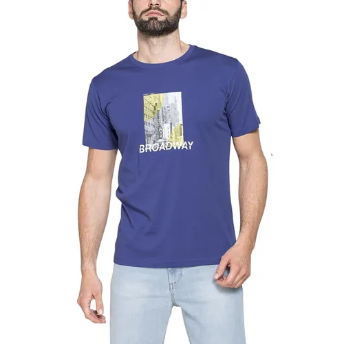 Áo Thun Nam Carrera Jeans Jersey Cotton 801M0047A_K49 Tshirt Màu Xanh Size S - Thời trang - Vua Hàng Hiệu