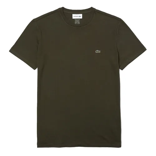 Thời trang - Áo Thun Nam Lacoste Men's Crew Neck Pima Cotton Jersey TShirt TH6709S7T Màu Xanh Lá Size 3 - Vua Hàng Hiệu