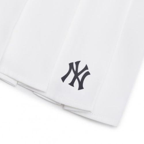 Chân Váy Nữ MLB Xếp Ly New York Yankees 3FSKB0123-50WHS Màu Trắng Size M-3