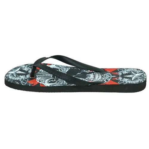 Dép Xỏ Ngón Philipp Plein Skull Black Flip Flops IMPS900 Phối Màu Size 40