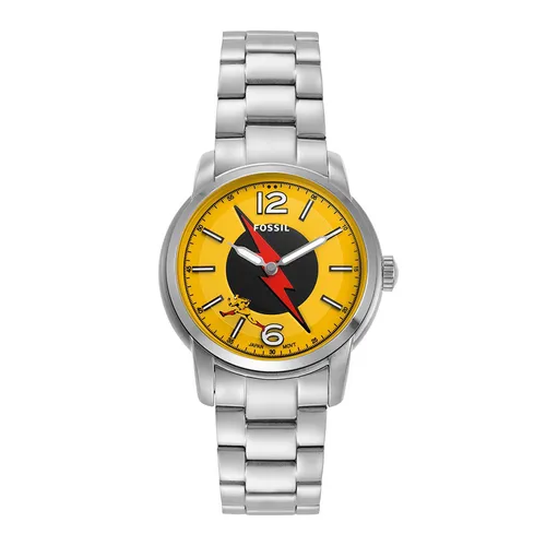 Đồng hồ Unisex Mỹ - Đồng Hồ Fossil The Flash Watch LE1163 Màu Bạc - Vua Hàng Hiệu