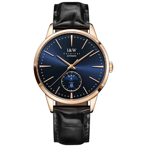Đồng Hồ Nam I&W Carnival 541G2 Automatic Màu Xanh Đen
